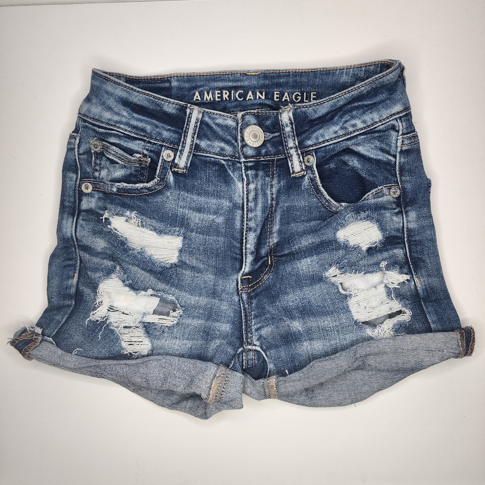 American Eagle  size 00 hi Rise shorts, next level stretch